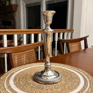 Vintage Arrowsmith Sterling Silver Candlestick Holder